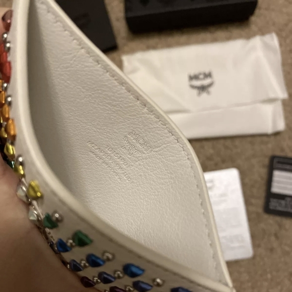 MCM Swarovski Card Holder NWT - Picture 4 of 5